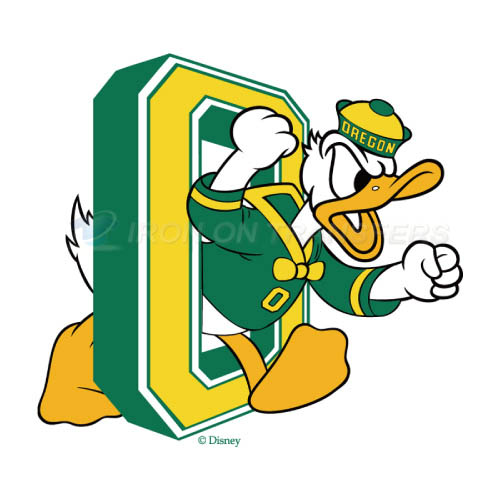 Oregon Ducks Logo T-shirts Iron On Transfers N5798 - Click Image to Close